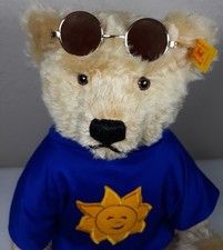 Steiff Sunny Summer Growler Bear Blond Mohair Sunglasses Four Seasons Vintage