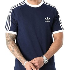 Adidas Originals Men's Size Small 3-Stripes Trefoil Short Sleeve Tee NWT SKU 091