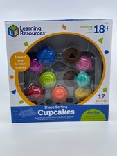 Learning Resources Smart Snacks Shape Sorting Cupcakes, Fine Motor, Color Shap