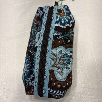VERA BRADLEY JAVA BLUE PROTO TYPE COSMETIC BAG SMALL NWOT