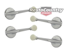 Holden Door Window Winder Handle Set x4- Standard (White Knob 48-215 FJ FX cr...