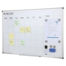 Uimoso Magnetic Whiteboard Dry Erase Board 36" x 24" Wall Mounted for Office
