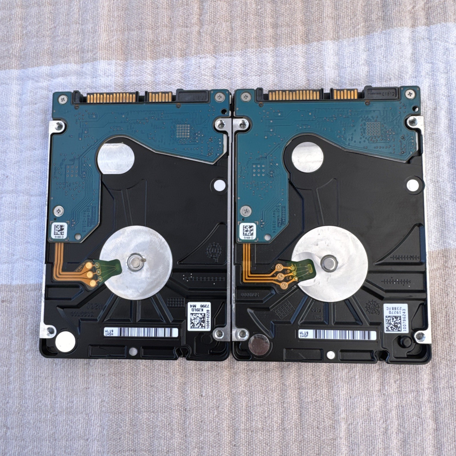 Lot of 2 SEAGATE MOBILE 1TB HDD 2.5" Laptop HARD DRIVE 