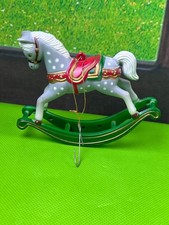 Vintage Rocking Horse Christmas Tree Ornament