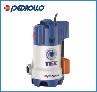Pedrollo Schmutzwasser bis Ø 30 mm Tauchpumpe TEX 2 13200 l/h max.8,5m 520 W
