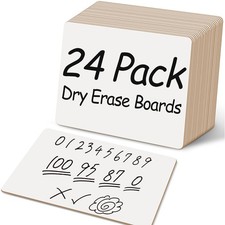 Dry Erase Boards, 24 Pack 9 x 12 Inch Mini Portable 9 x 12 Inch, White