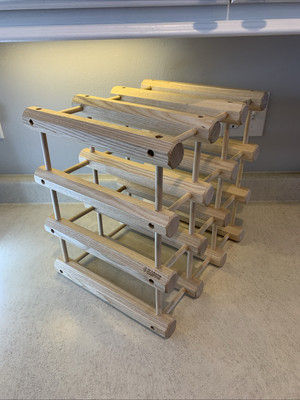 未使用】ワインラック天然木12本J.K. Adams アメリカ製