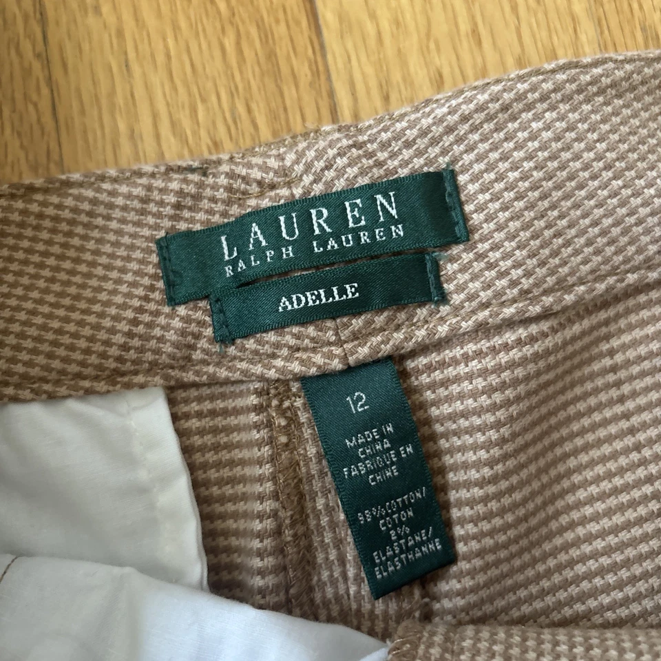 Lauren Ralph Lauren Vest Pants Womens 12 Brown LRL Classy Suit Separate New - Image 3 of 4