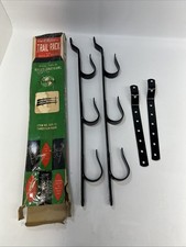 Vintage Quick Release Rear Window Truck 3 Rifle Rack Rubber Coated Steel