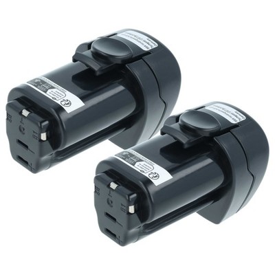 2x Akku für Metabo PowerMaxx BS Quick Basic PowerMaxx BS Quick 1,5Ah 10,8V