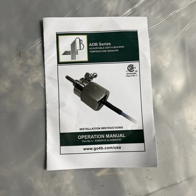 4B Components Limited ADB29V3C/D3 Adjustable Bearing Sensor Pt100 RTD 3  Probe