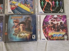 Sega Dreamcast Video Game Console Lot, Sonic Adventure, Dynamite Cop, Crazy Taxi