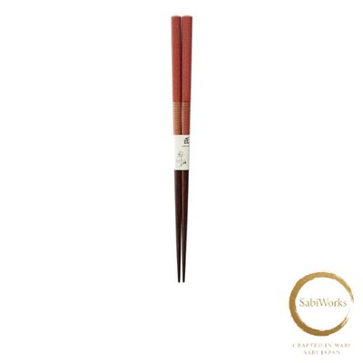 New Kawai Yui Chopsticks Chigiri Vermilion Size: Approx. W23cm 120669