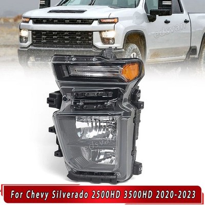 For Chevy Silverado 2500HD 3500HD 2020-2023 Halogen Headlight Headlamp LH Driver