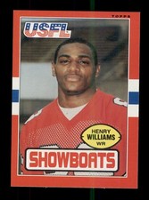 1985 TOPPS USFL #76 HENRY WILLIAMS SHOWBOATS