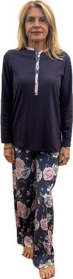 Bisbigli Damen Pyjama aus warmer Baumwolle Palasthose Art. 292251