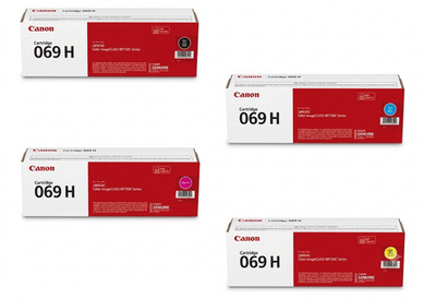 4 Pack Canon 069H High Yield Toner for LBP673 LBP674 MF751 MF754  Sealed Box  