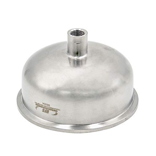 6" Tri Clamp x 1/2" FNPT halbkugelförmige Schüssel Reduzierstück Edelstahl 304 - Bild 1 von 1