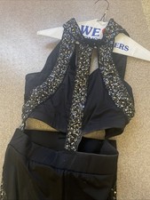 jazz costume large adult with sequins and rhinestones