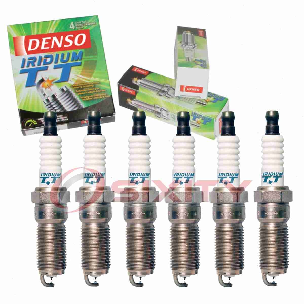 6 pc Denso Iridium TT Spark Plugs for 2009-2013 Mazda 6 3.7L V6 Ignition wx