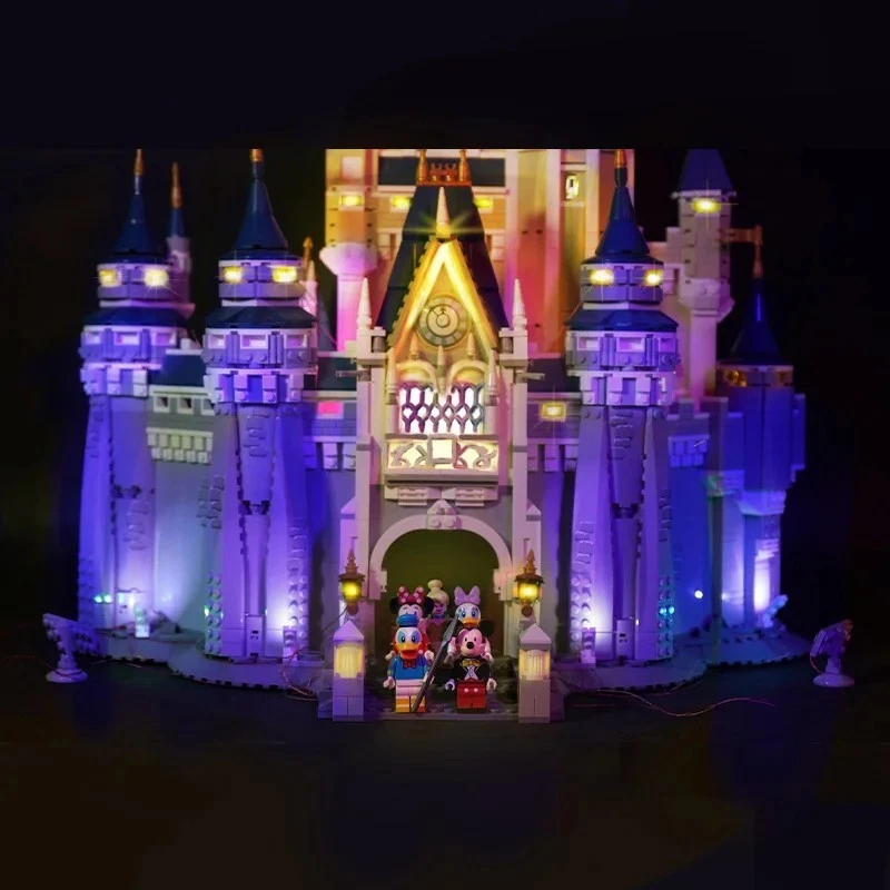 NUEVO Juego de bloques de construcción Disney Princess Castle 71040 4080 piezas con kit de luces LED RC Foto 4 de 4