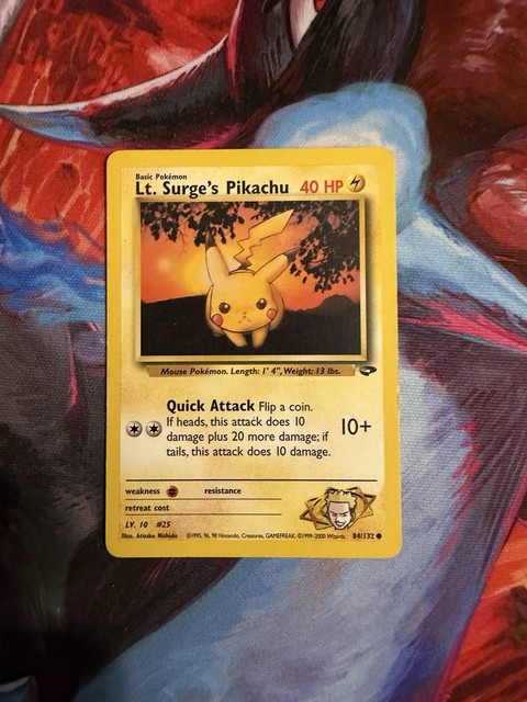 Lt. Surge's Pikachu #84 (Gym Challenge (2000))