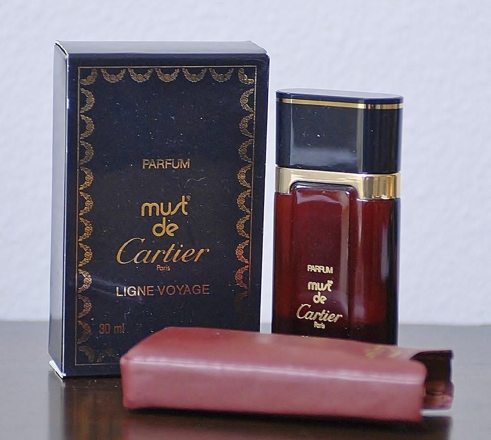 Vintage * MUST DE CARTIER * Ligne Voyage * splash PURE PARFUM 30