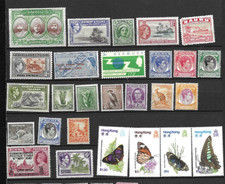 A very nice  old Commonwealth mix mint, used and unused issues