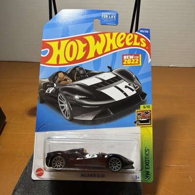 Hot Wheels 2022 HW Exotics 6/10 Black McLaren Elva New For 2022