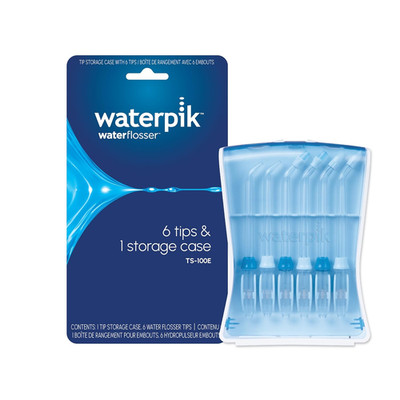 Water Flosser 6 Count Replacement Tips with Case Convenient Hygienic and Sturdy