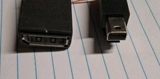 Lot Of 2 Dell Mini DisplayPort Male To DisplayPort Female Adapter DP/N: 00FKKK