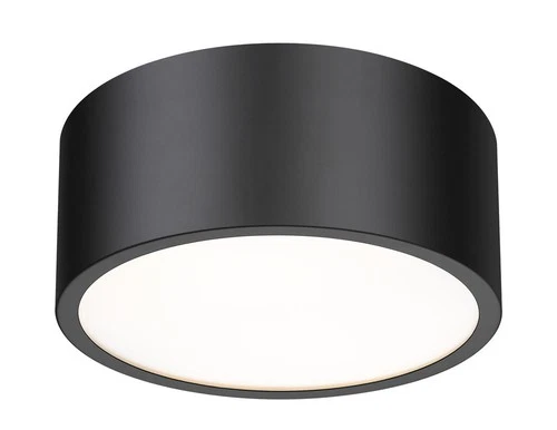 Z-Lite 2302F2 Harley 2 Light 12"W Flush Mount Drum Ceiling - Black - Picture 6 of 12