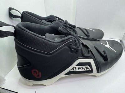 Nike Air Jordan Alpha Menace Pro 3 Oklahoma OU Men's Size 15 Cleats DH3368-004
