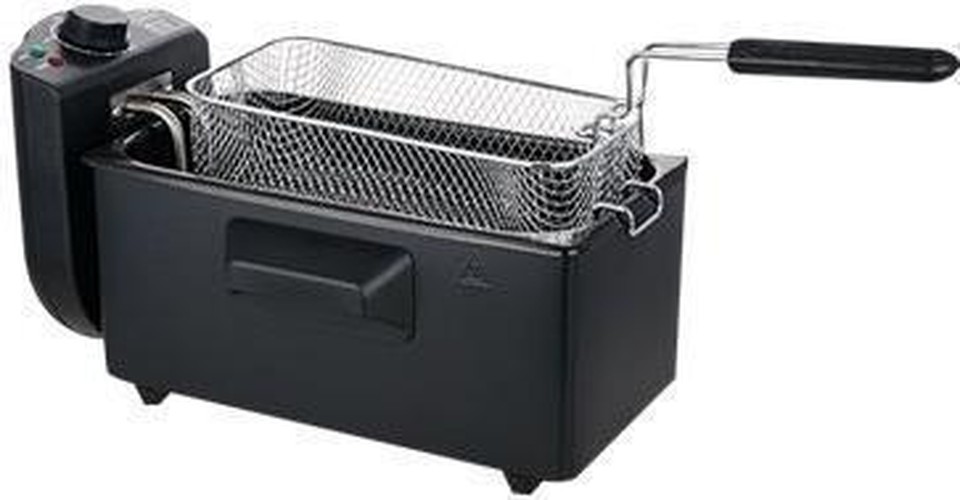 Friggitrice Emerio 3L 2000W Nera - Zona Fredda e Termostato Precisione