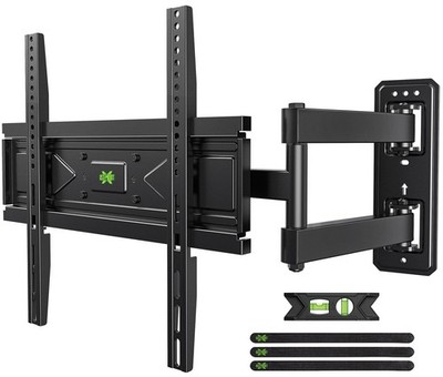 Swivel TV Wall Mount for 26-60 Inch TVs up to 80 lbs, Single Articulating Arm...