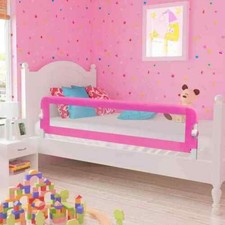 Kids Bed Guard Toddler Safety Child Side Barrier Folding Rail Protective Nursery