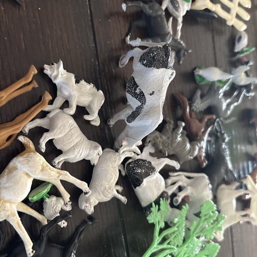 vintage plastic farm animals farmers, fences, and more - Picture 4 of 7