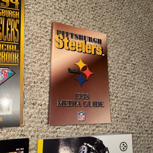 Pittsburgh Steelers Football Yearbook Media Guide (4) Lot 1994-2024 Excellent - Picture 3 of 5