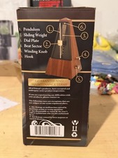 A Friend Mechanical Metronome - Classic Wood Grain Design - New In Box