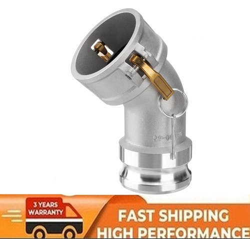 DA3030 Type DA Cam and Groove Hose Fitting, 45 Degree Elbow, 3" Female Camlock X