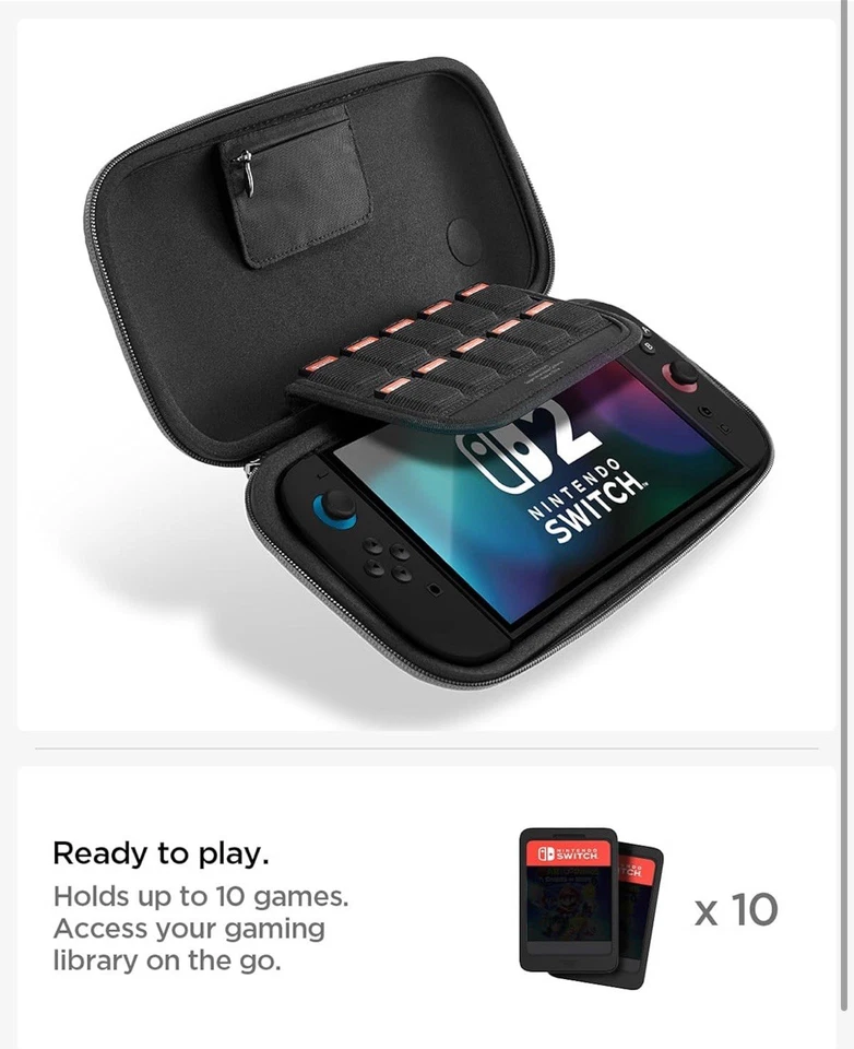 Funda Spigen Klasden Compatible Con Nintendo Switch 2 2025 Compacta WR2_12 - Imagen 4 de 4