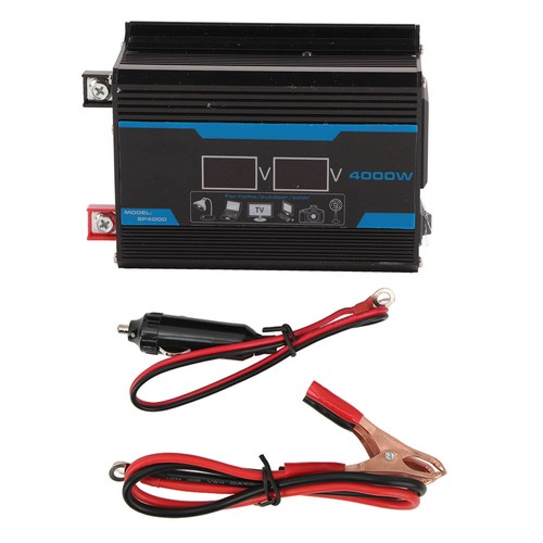 (Black) Solar Charge Controller 300W Sine Wave Inverter USB Car SC - Picture 2 of 12