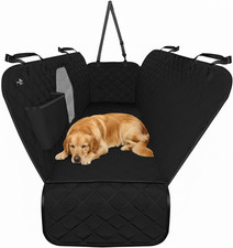 Dog Car Seat Cover for Back Seat, Waterproof Pet Protection Hammock, SUV Truck C