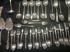 Vintage 1847 Rogers Bros IS First Love Silverplate Flatware 60 Pcs 