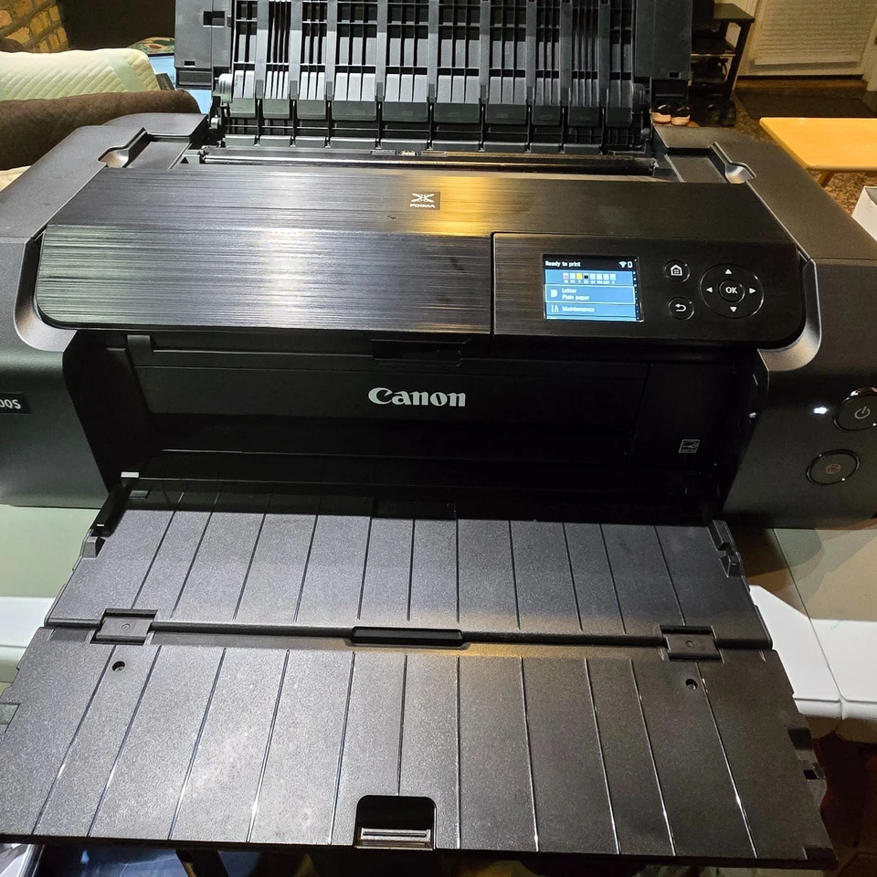 Canon Pixma Pro 200s - Usado/Negro -13 pulgadas - Impresora fotográfica profesional Foto 3 de 4