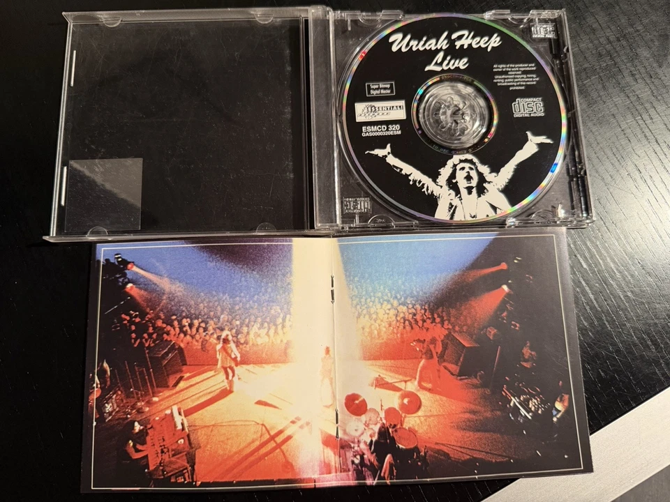 URIAH HEEP - Live  (CD, Remastered, UK, 1996)   VG+/EX - Bild 3 von 4