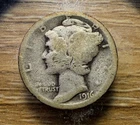 1916-S Mercury Dime - Actual Silver Coin Shown - Free Shipping & Tracking INV319