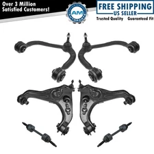6 Piece Kit Front Upper & Lower Control Arm w/ Ball Joints & Sway Bar End Links