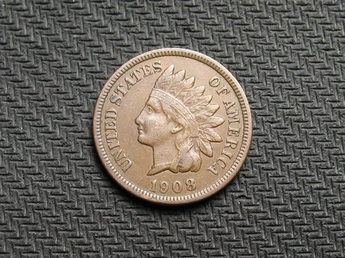 🔥OLD COIN SALE- XF 1908 INDIAN HEAD CENT PENNY COLLECTIBLE U.S PENNY🔥LOT 426us