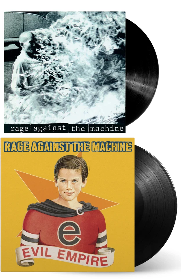 2 ALBUM LOT Rage Against the Machine SELF TITLED + EVIL EMPIRE Vinyl LP NEW!!